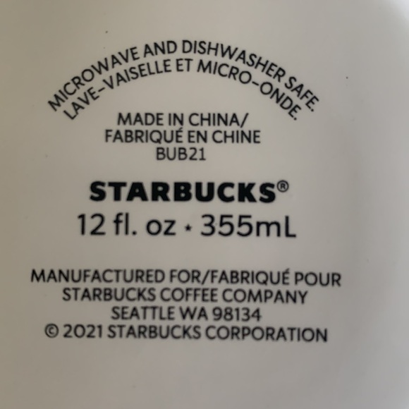 Starbucks 2021 Pinecone and Holly Christmas Mug. - Picture 5 of 5